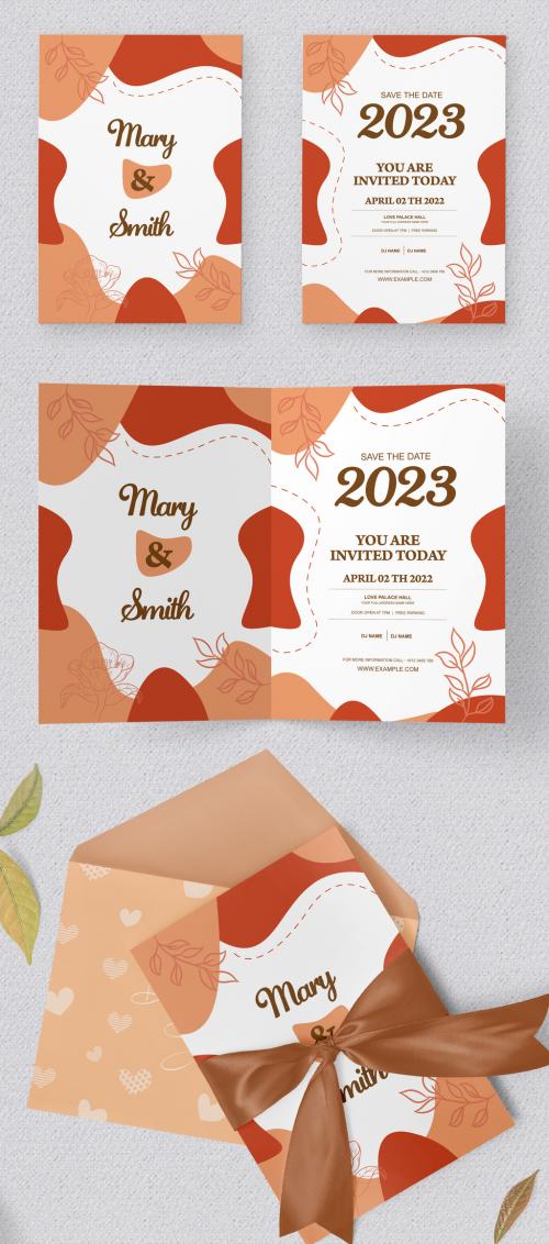 Wedding Invitation Card Design Layout