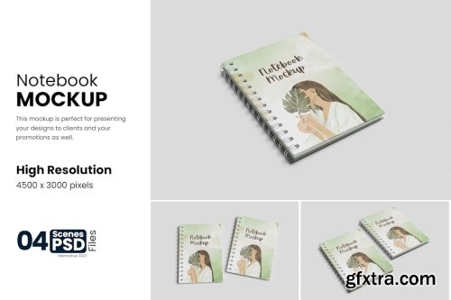 Notebook Mockup Collections #2 14xPSD