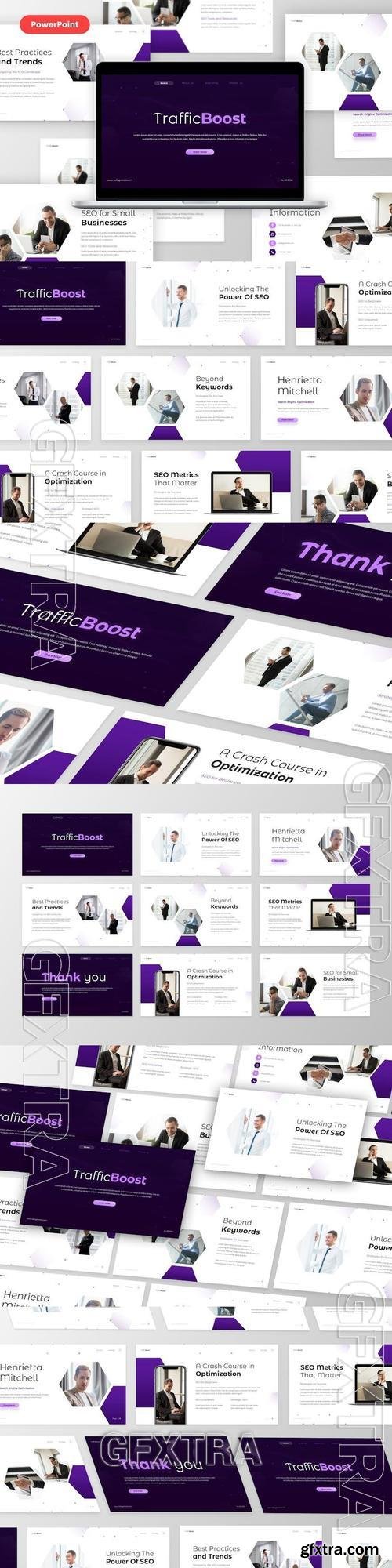 Traffic Boost - SEO PowerPoint, Keynote and Google Slides Template
