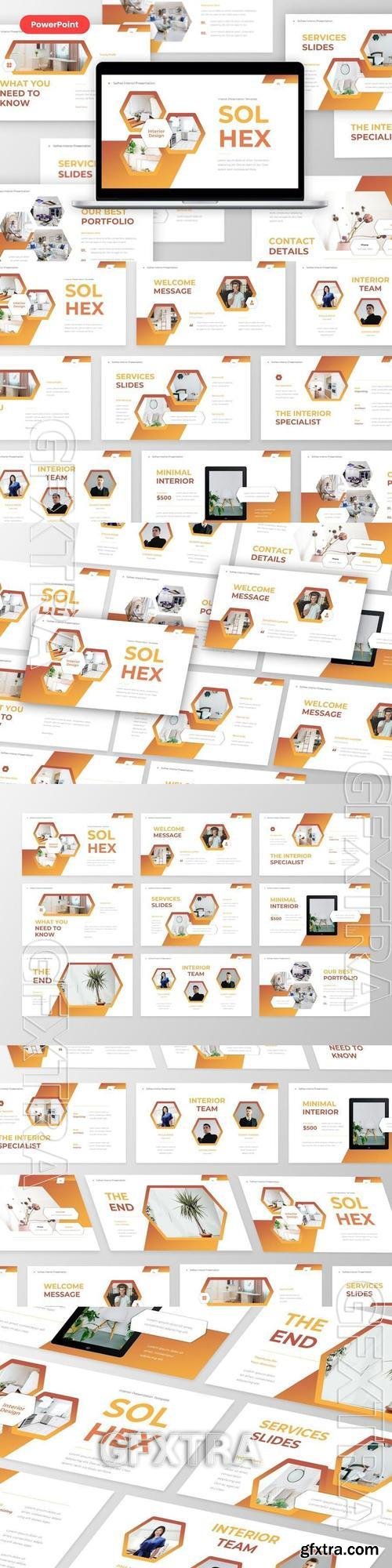 SolHex - Hexagon PowerPoint, Keynote and Google Slides Template