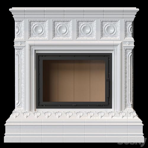 Tiled fireplace 04