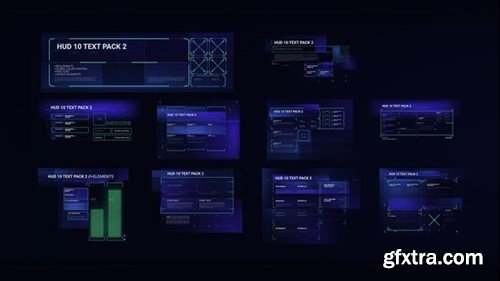 Videohive HUD 10 TEXT PACK 2 52188670