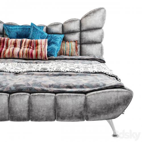 Italian stylish modern Cloud 7 bed by Bretz