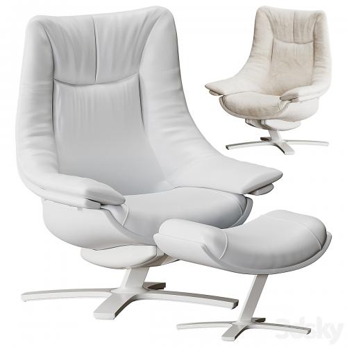Re-Vive Casual Armchair By Natuzzi