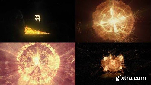 Videohive Fire Shockwave Logo Revea 52201157