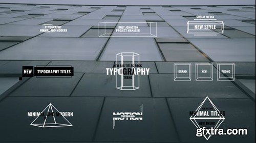 Videohive Typography Titles _AE 52191645