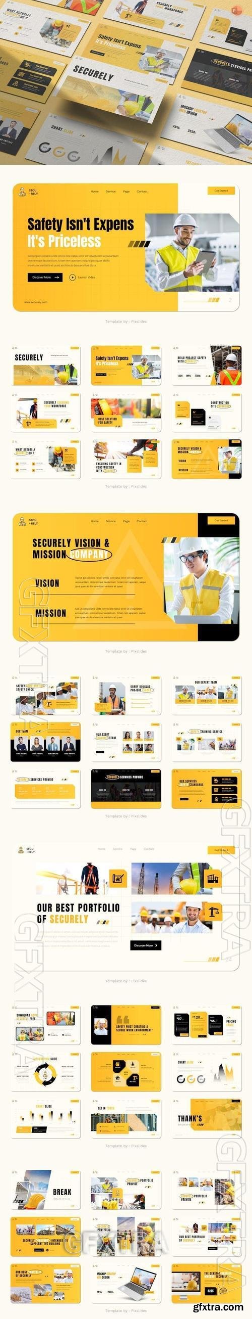 Securely - Safety Workplace & Security PowerPoint ZDW7SKU Securely - Safety Workplace & Security PowerPoint ZDW7SKU