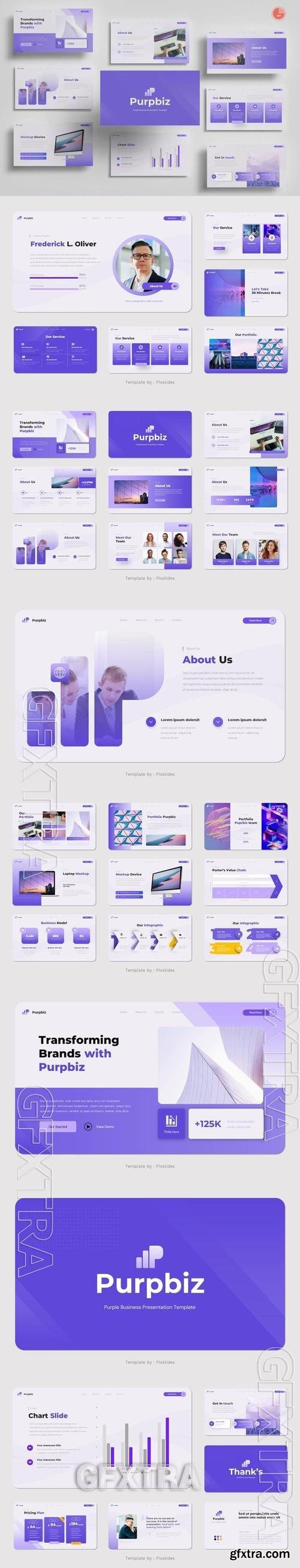 Purpbiz - Purple Business PowerPoint PA68CWV Purpbiz - Purple Business PowerPoint PA68CWV