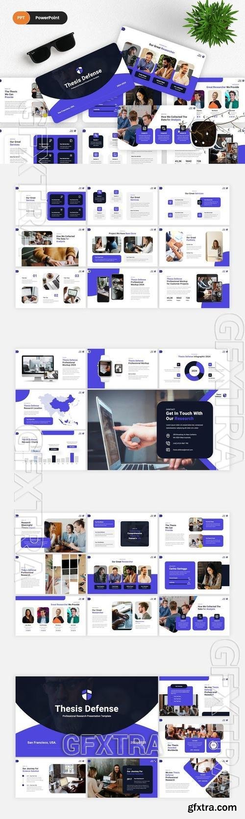 Thesis Defense PowerPoint Template PVKR2RS Thesis Defense PowerPoint Template PVKR2RS