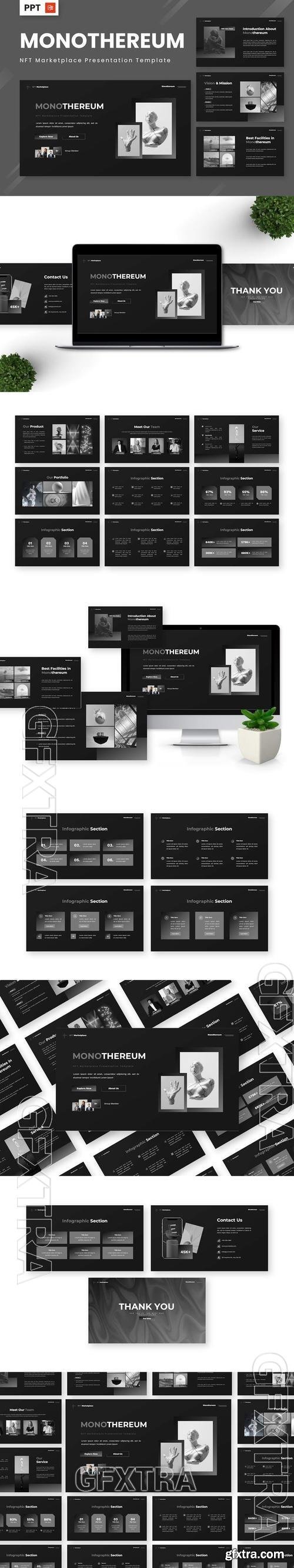 Monothereum - NFT Marketplace Powerpoint Templates F3N69KA Monothereum - NFT Marketplace Powerpoint Templates F3N69KA