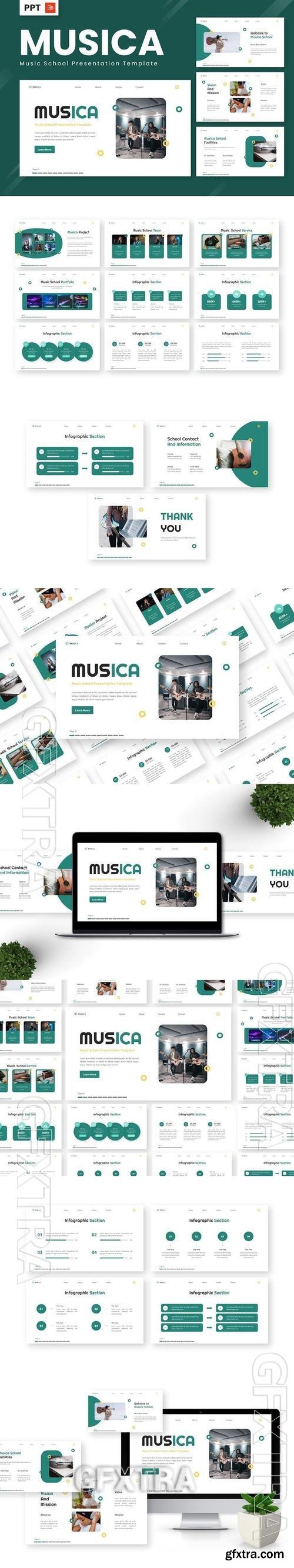 Musica - Music School Powerpoint Templates SNAYJG8 Musica - Music School Powerpoint Templates SNAYJG8