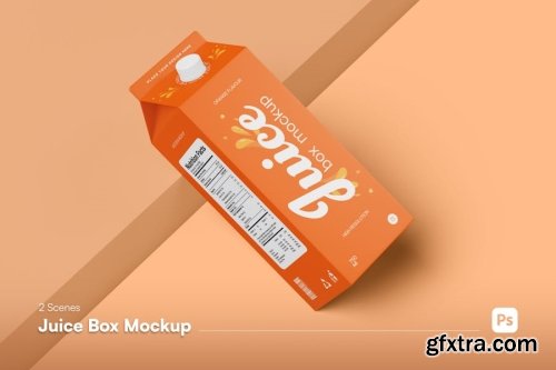 Juice Box Mockup Collections 11xPSD
