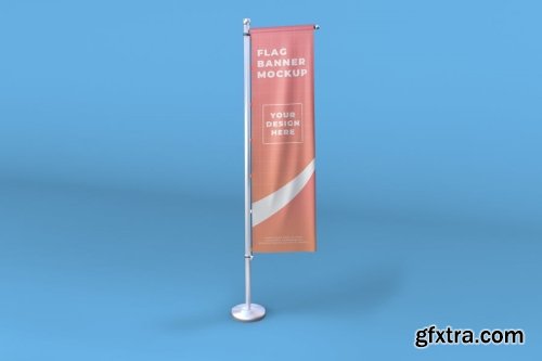 Flag Mockup Collections 12xPSD