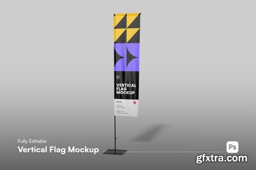 Flag Mockup Collections 12xPSD