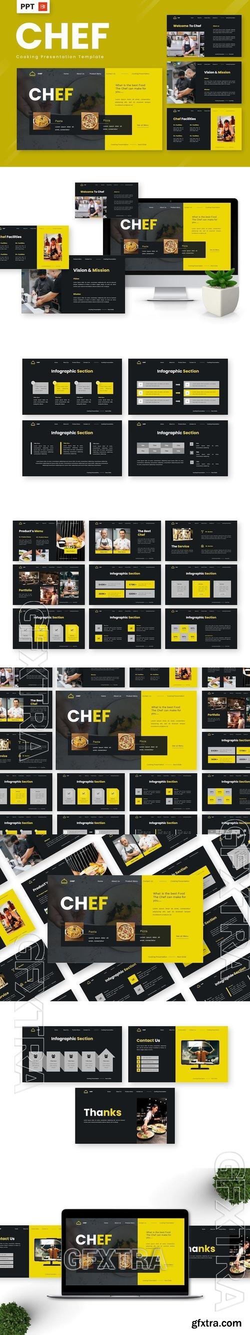 Chef - Cooking Powerpoint Templates 9SB7LH7