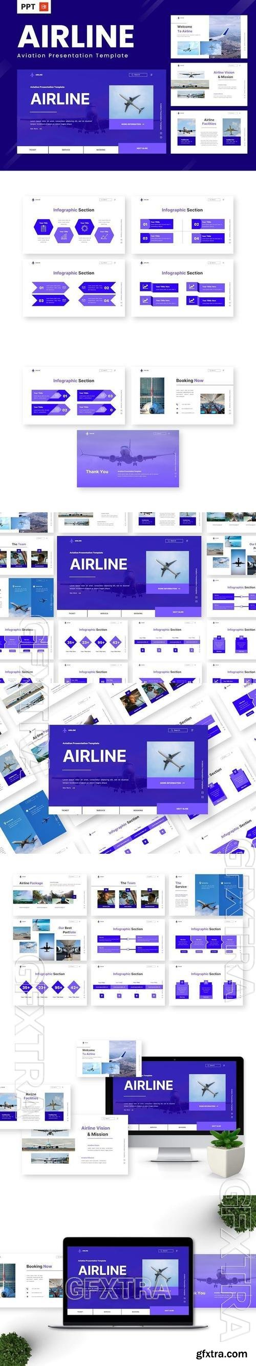 Airline - Aviation Powerpoint Templates CNUV8VN Airline - Aviation Powerpoint Templates CNUV8VN