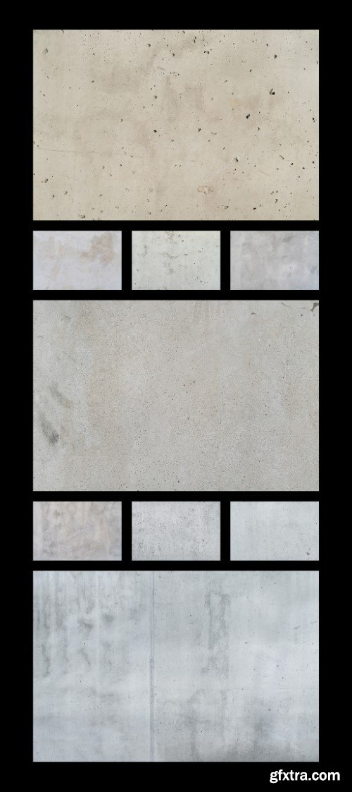 Concrete Grunge Wall Outdoor Street Indoor Modern Overlay Texture Pack Bundle Effect Surface