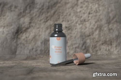 Dropper Bottle Mockups Collections 15xPSD