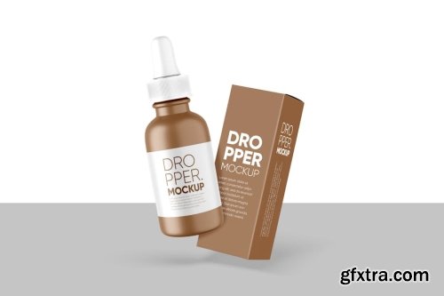 Dropper Bottle Mockups Collections 15xPSD