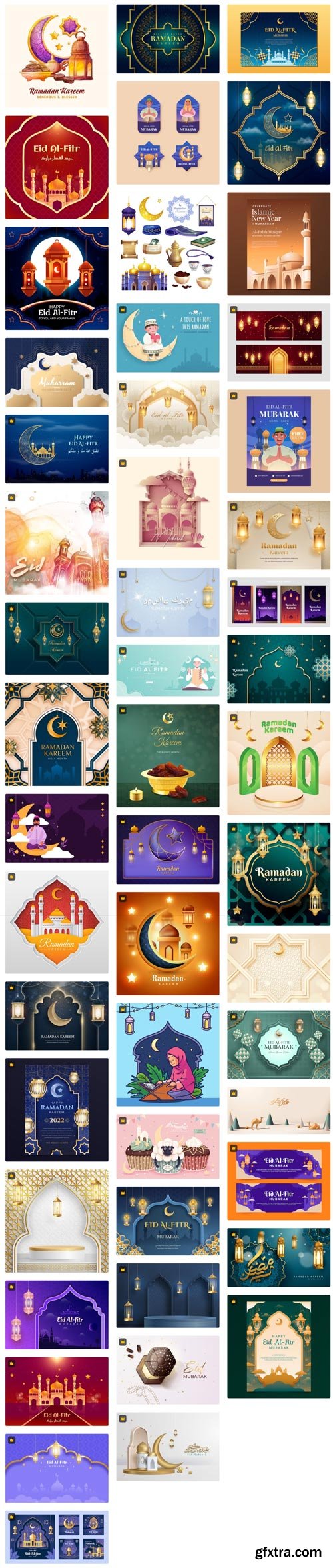 Premium PSD Collections - Ramadan MKT MIX PSDs - 150xPSD