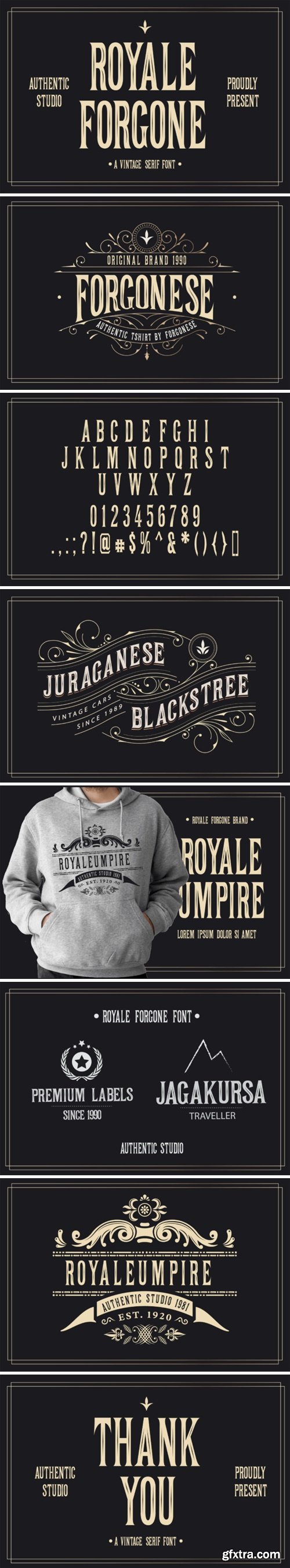 Royale Forgone Font
