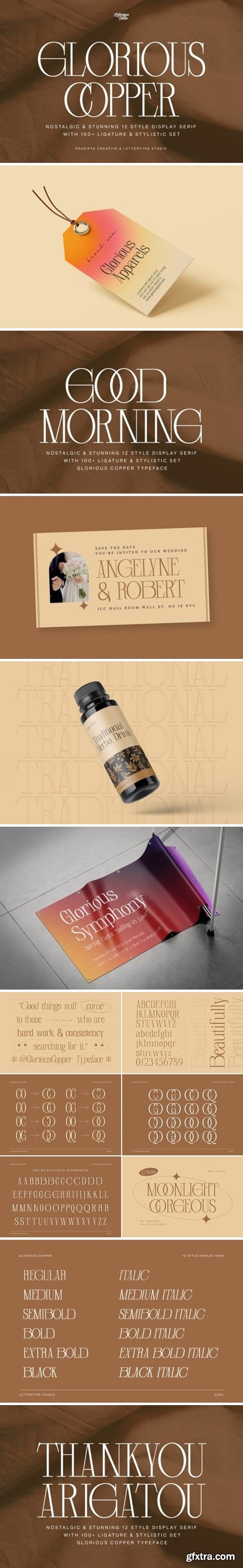 Glorious Copper Font