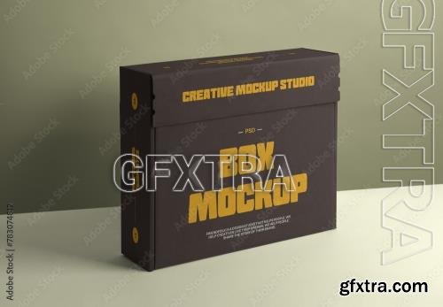 Cardboard Box Mockup 783074812