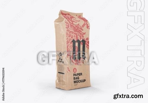 Paper Food Bag Mockup 779653594