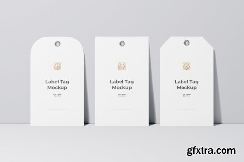 Label Tag Mockup Collections 14xPSD