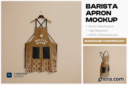 Kitchen Apron Mockup Collections 12xPSD