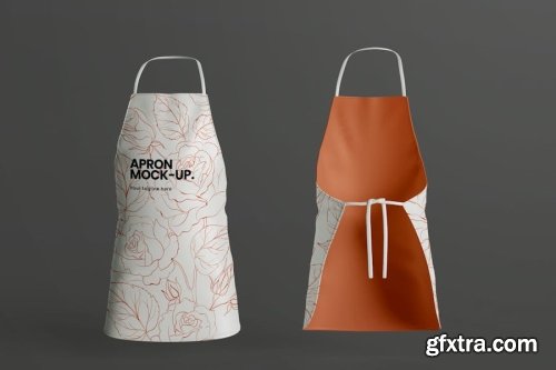 Kitchen Apron Mockup Collections 12xPSD