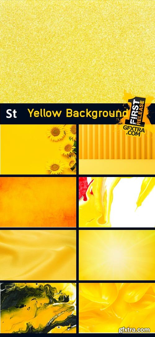 Amazing Photos, Yellow Background 100xJPEG