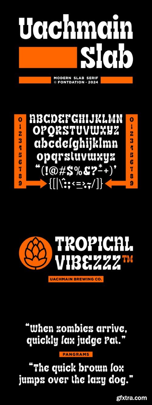 Uachmain Slab Font