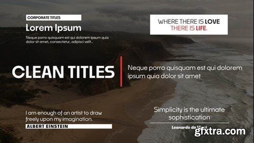 Videohive Clean Titles 52228935 Videohive Clean Titles 52228935