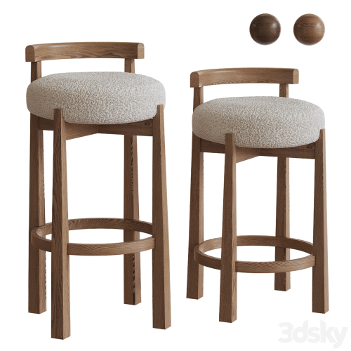 MIREN bar stools by Noho Home in two sizes