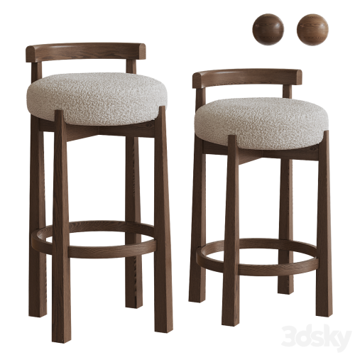 MIREN bar stools by Noho Home in two sizes