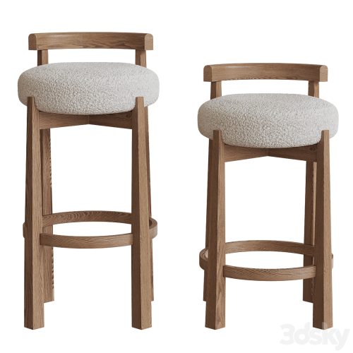 MIREN bar stools by Noho Home in two sizes