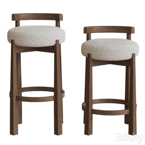 MIREN bar stools by Noho Home in two sizes