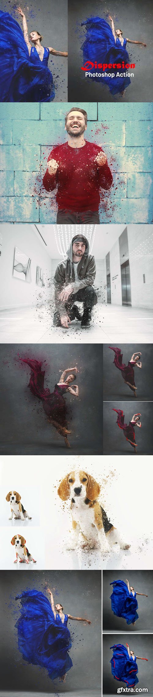 Dispersion Actions & Brushes for Photoshop