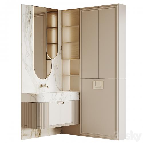 Bathroom furniture beige