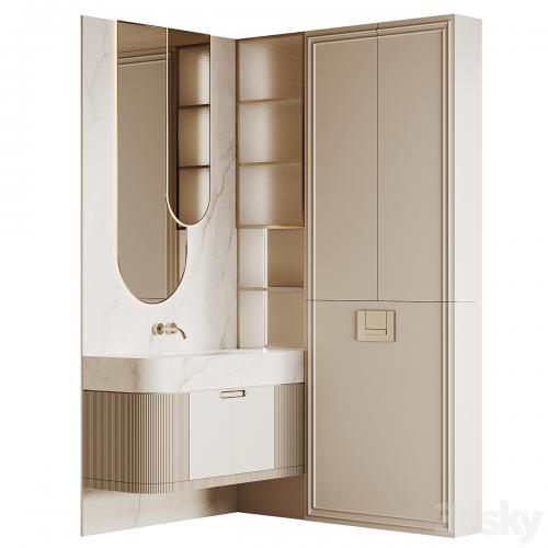 Bathroom furniture beige