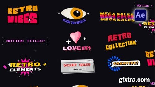 Videohive Retro Fun Titles Pack 52264252