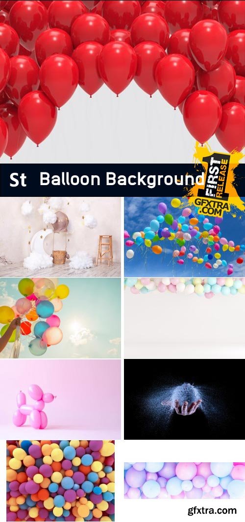 Amazing Photos, Balloon Background 100xJPEG