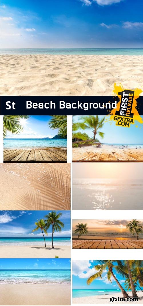 Amazing Photos, Beach Background 100xJPEG