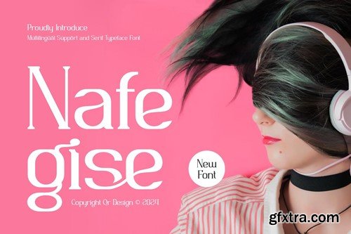 Nafegise - Elegant Serif Typeface Font FSEAPSM