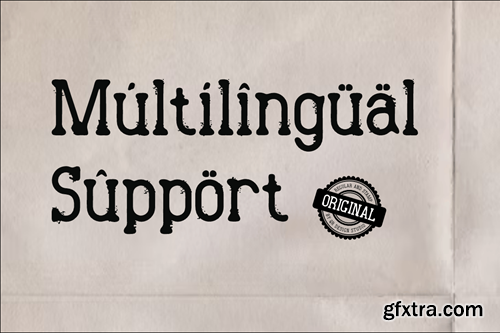 Rustic Endstory - Typewriter Font Duo GWPNG3H