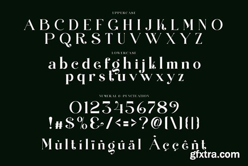 Qolgina Elegant Serif Typeface YFH5F3E
