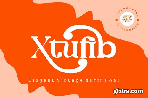 Xtufib - elegant vintage serif font WHYM3MF