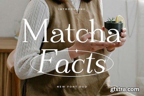 Matcha Facts - New Font Duo YVP8AZK