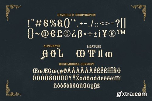 Reloigh - Western Display Typeface QGXYUDV